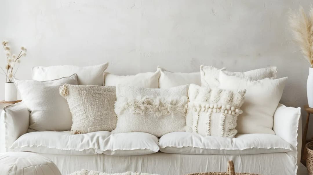 Biała poduszka: idealna dekoracja Twojego salonu