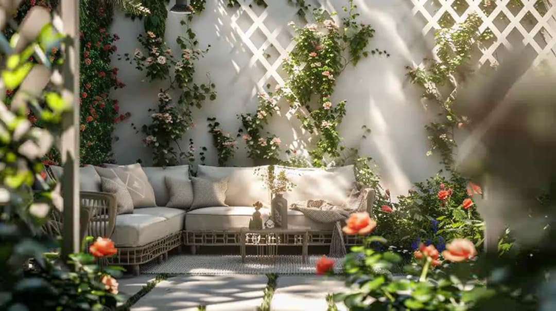 Azurowa ścianka: Stwórz niepowtarzalny klimat w Twoim ogrodzie.