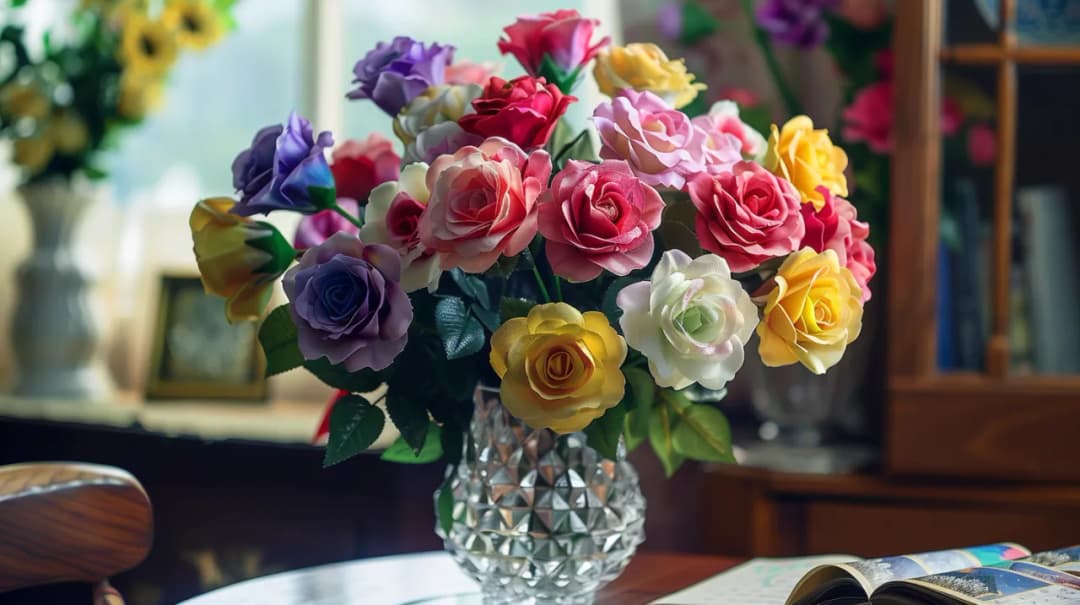 Dlaczego sztuczne róże do wazonu są idealne na każdą okazję?